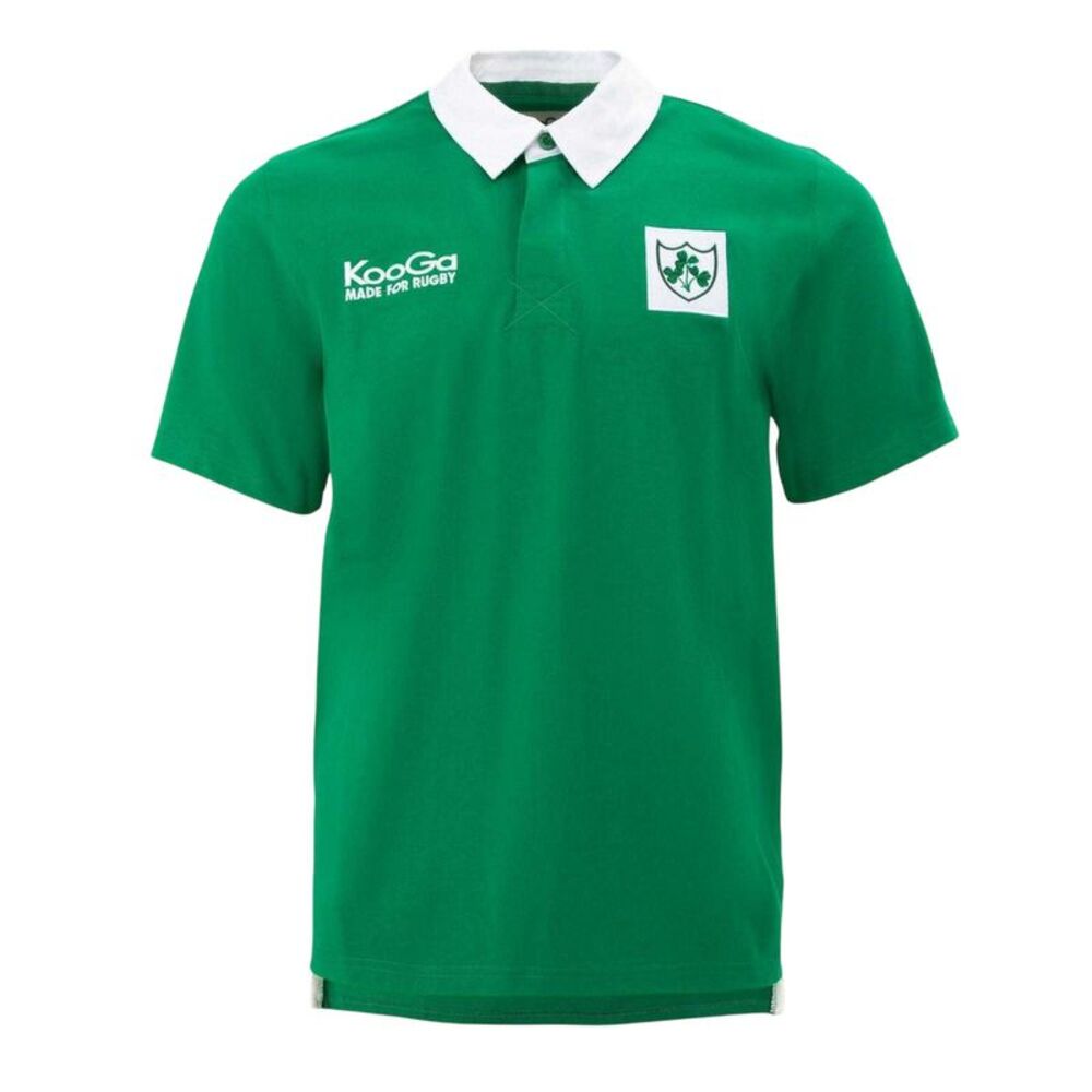 KooGa Mens Ireland Rugby Jersey / Green